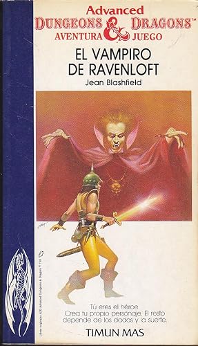 ADVANCED DUNGEONS & DRAGONS Aventura Juego 6 - EL VAMPIRO DE RAVENLOFT (con Tarjeta de Personaje ...