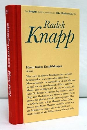 Bild des Verkufers fr Herrn Kukas Empfehlungen : Roman. Die Brigitte-Edition ; Bd. 25 zum Verkauf von Antiquariat Bler