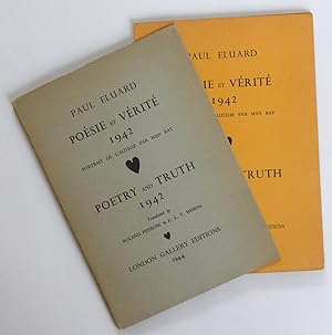 Seller image for Posie et vrit 1942, portrait de l'auteur par Man Ray / Poetry and Truth 1942, translated by Roland Penrose and E.L.T. Mesens for sale by Des livres autour (Julien Mannoni)