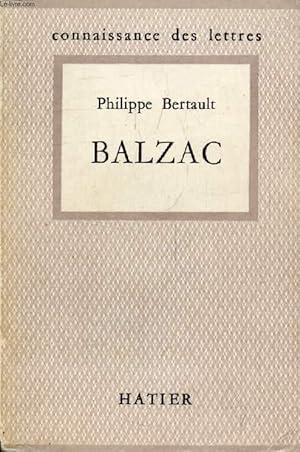 Bild des Verkufers fr BALZAC (Connaissance des Lettres) zum Verkauf von Le-Livre