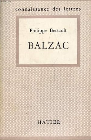 Bild des Verkufers fr BALZAC (Connaissance des Lettres) zum Verkauf von Le-Livre