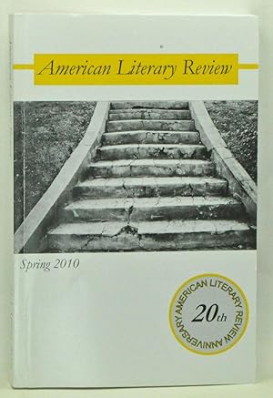 Bild des Verkufers fr American Literary Review, Volume 21, Number 1 (Spring 2010) zum Verkauf von Cat's Cradle Books
