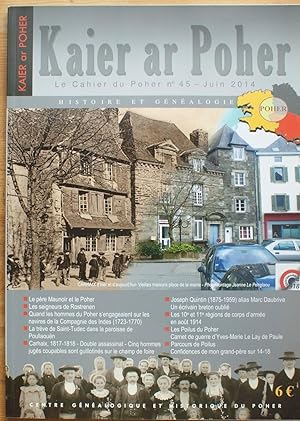 Kaier ar Poher - Cahier du Poher numéro 45 - juin 2014