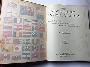 Seller image for The New Century Encyclopaedia Historical, Geogrpahical, and Scientific Information, Trade Statistics, Populations, etc., etc.Volume I. A to Bernard. for sale by Book Souk