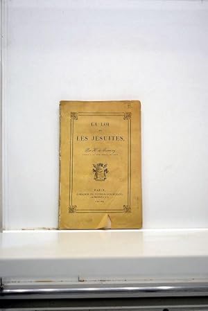 Seller image for La loi et les Jsuites. for sale by ltimo Captulo S.L.