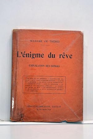 Seller image for L'nigme du rve. Explication des songes. for sale by ltimo Captulo S.L.