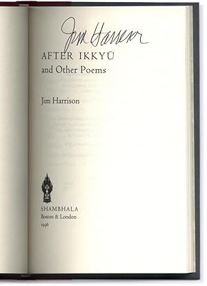 After Ikkyu and Other Poems.