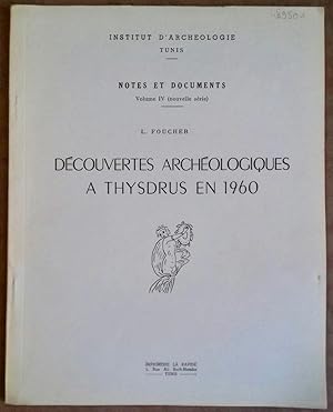 Découvertes archéologiques à Thysdrus en 1960