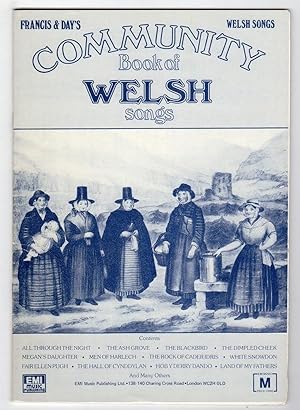 COMMUNITY BOOK OF WELSH SONGS (FRANCIS & DAY'S WELSH SONGS)