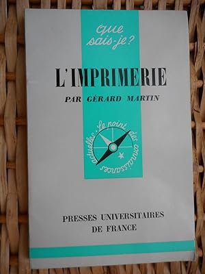 Seller image for L'imprimerie for sale by Frederic Delbos