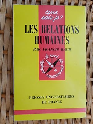 Seller image for Les relations humaines for sale by Frederic Delbos