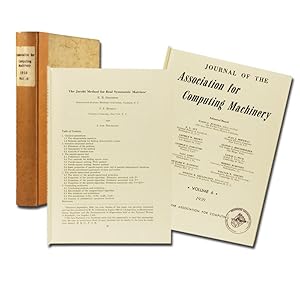 Immagine del venditore per The Jacobi Method for Real Symmetric Matrices. SS. 59-96. - Und: Herman H. Goldstine mit L. P. Horwitz. A Procedure for the Diagonalization of Normal Matrices. SS. (176)-195. In: Journal of the Association for Computing Machinery. Volume 6. venduto da Antiquariat Gerhard Gruber