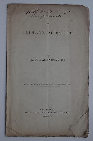 The Climate of Egypt