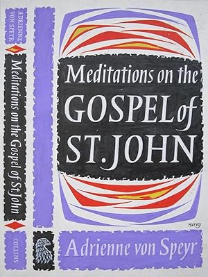 Original Dustwrapper Artwork by Harvey for Meditations on the Gospel of St John