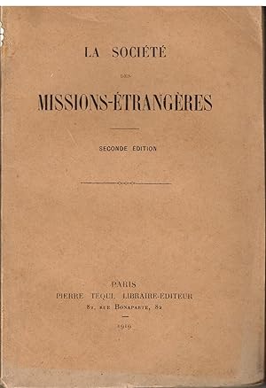 La société des missions-étrangères