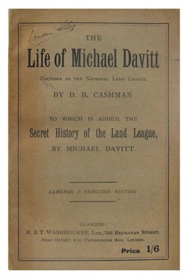 Seller image for The life of Michael Davitt: Founder of the National Land League for sale by Kennys Bookstore