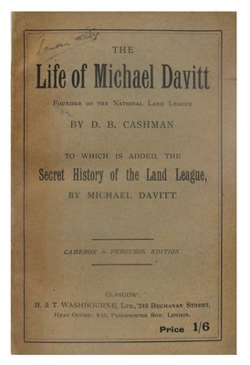 Seller image for The life of Michael Davitt: Founder of the National Land League for sale by Kennys Bookshop and Art Galleries Ltd.