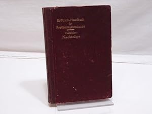 Bild des Verkufers fr Krtzsch-Handbuch der Postfreimarkenkunde : Vierteljahrs-Nachtrge I. - III. Jahrgang, 1894- 1896 zum Verkauf von Antiquariat Wilder - Preise inkl. MwSt.