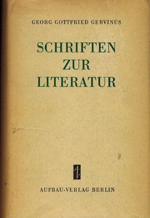 Bild des Verkufers fr Schriften zur Literatur. zum Verkauf von Antiquariat Appel - Wessling