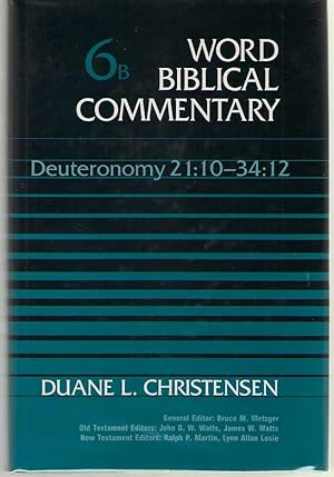 Image du vendeur pour Deuteronomy 21: 10-34: 12 mis en vente par Dan Glaeser Books