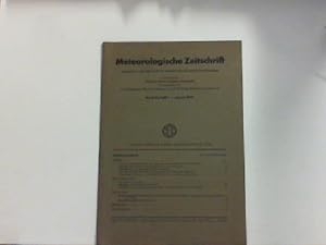 Bild des Verkufers fr Meteorologische Zeitschrift Band 61, Heft 2. - Februar 1944 zum Verkauf von Zellibooks. Zentrallager Delbrck