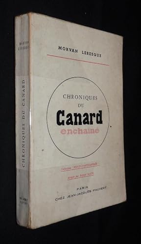 Bild des Verkufers fr Chroniques du Canard enchane zum Verkauf von Abraxas-libris
