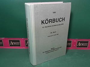 Körbuch für Deutsche Schäferhunde (KB) 1986 - 85.Band Ankörnung 1985.