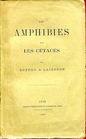 Image du vendeur pour Les amphibies et les ctacs mis en vente par Sylvain Par