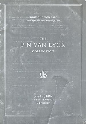 The library of the late P.N. van EYCK. First portion: literature. Book auction sale 26th-27th Sep...