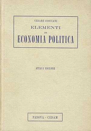 Elementi di economia politica. Ottava edizione.