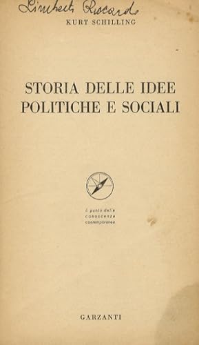 Storia delle idee politiche e sociali.