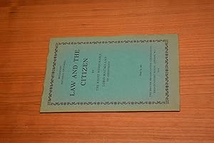 Seller image for Law and the Citizen for sale by HALCYON BOOKS