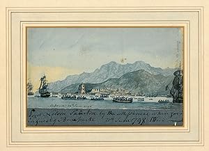 Collection of 28 topographical and naval views.