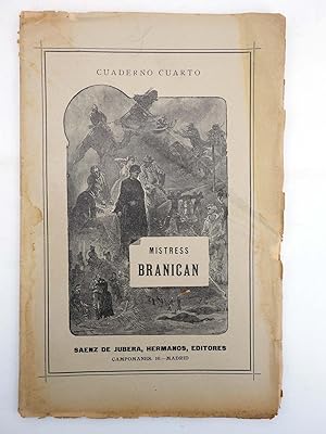 MISTRESS BRANICAN CUADERNO CUARTO (Julio Verne) Saénz de Jubera, 1900