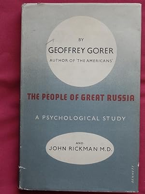 Seller image for THE PEOPLE OF GREAT RUSSIA A Psychological Study for sale by Douglas Books