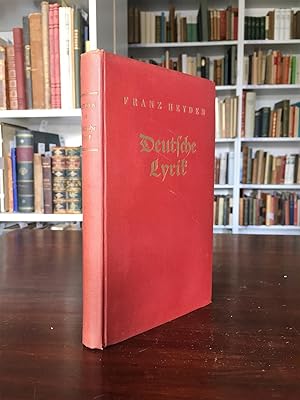 Bild des Verk�ufers f�r Deutsche Lyrik. Nachschaffende Betrachtungen lyrischer Gedichte. zum Verkauf von Antiquariat Seibold