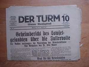Der Turm - Wiener Montagblatt - Montag, den 22. August 1927