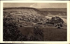 Imagen del vendedor de Ansichtskarte / Postkarte Polle an der Weser in Niedersachsen, Blick auf den Ort mit Umgebung a la venta por akpool GmbH