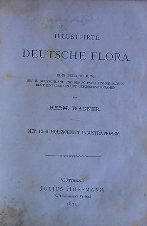 Illustrirte deutsche Flora. Eine Beschreibung der in Deutschland und der Schweiz einheimischen Bl...