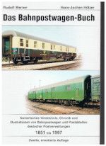 Bild des Verkufers fr Das Bahnpostwagen-Buch ( Bahnpostwagenbuch ) Numerisches Verzeichnis, Chronik und Illustartionen von Bahnpostwagen und Postabteilen deutscher Postverwaltungen 1851 bis 1997 zum Verkauf von der buecherjaeger antiquarischer Buchandel & Bchersuchdienst