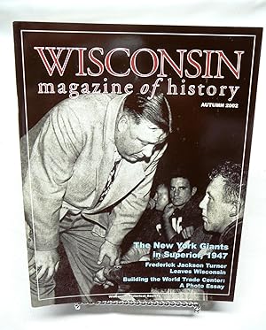 Seller image for Wisconsin Magazine of History, Autumn 2002. Volume 86, Number 1. for sale by Prestonshire Books, IOBA