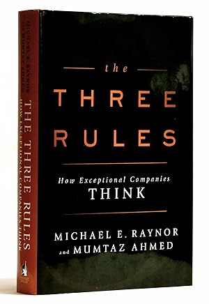 Imagen del vendedor de The Three Rules: How Exceptional Companies Think a la venta por Black Falcon Books