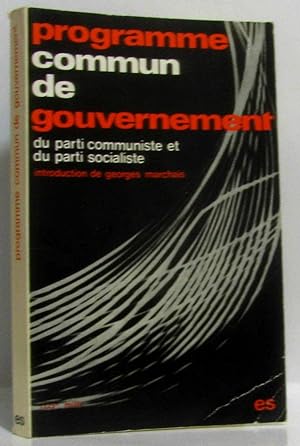 Programme commun de gouvernement