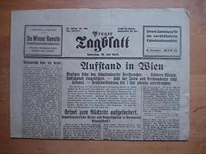 Prager Tagblatt - Samstag, 16. Juli 1927 - Seipel zum Rücktritt aufgefordert (52. Jahrgang Nr. 168)