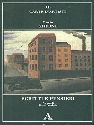 Imagen del vendedor de Carte d'artisti 9 Scritti e pensieri a la venta por Librodifaccia