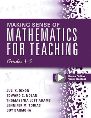 Imagen del vendedor de Making Sense of Mathematics for Teaching Grades 3-5: Learn and Teach Concepts and Operations with Depth: How Mathematics Progresses Within and Across (Paperback or Softback) a la venta por BargainBookStores