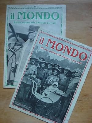 Il Mondo - Rivista settimanale illustrata per tutti - Zwei Nummer aus dem Mai 1916