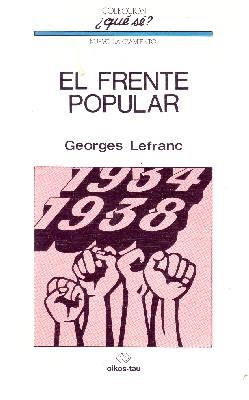 Bild des Verkufers fr EL FRENTE POPULAR N 36 zum Verkauf von Librera Raimundo