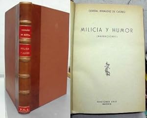 Imagen del vendedor de MILICIA Y HUMOR (NARRACIONES). a la venta por Librera Raimundo