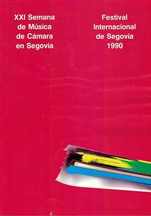 Seller image for XXI SEMANA DE MSICA DE CMARA EN SEGOVIA. for sale by Librera Torren de Rueda